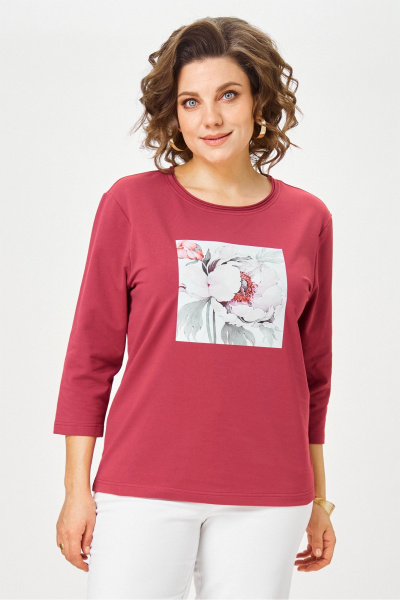 Джемпер Rumoda 2282 бордовый_дл.р. - фото 1