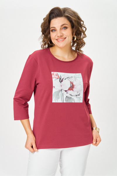 Джемпер Rumoda 2282 бордовый_дл.р. - фото 2