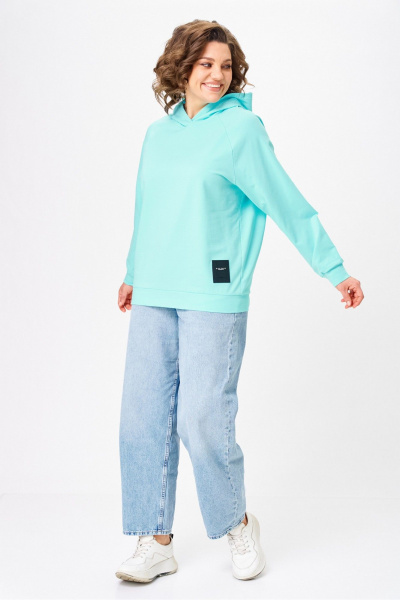 Худи Rumoda 2283 бирюзовый - фото 9