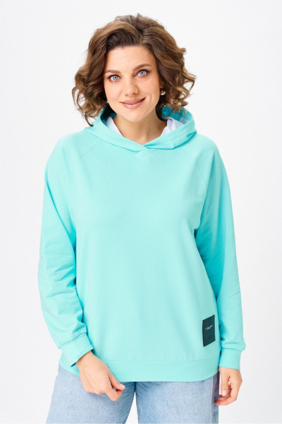 Худи Rumoda 2283 бирюзовый - фото 6