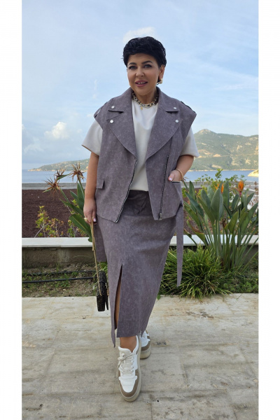 Юбка Vittoria Queen 27163/1ю лиловый - фото 8