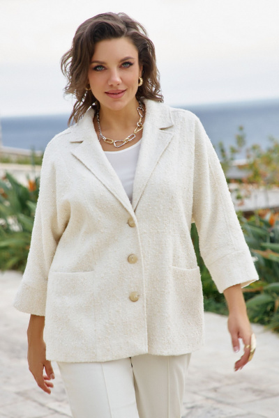 Жакет Vittoria Queen 27923ж экрю - фото 1