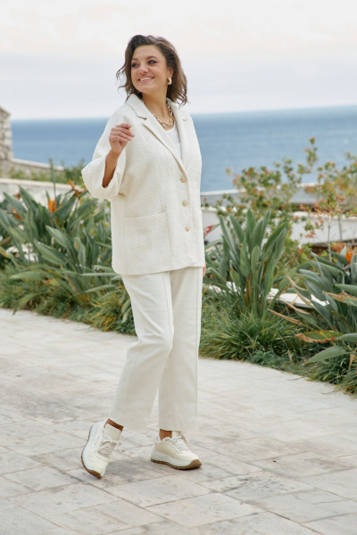 Жакет Vittoria Queen 27923ж экрю - фото 6