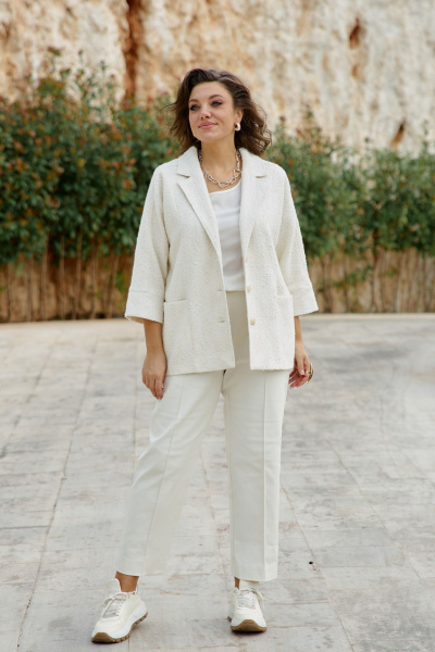 Жакет Vittoria Queen 27923ж экрю - фото 3