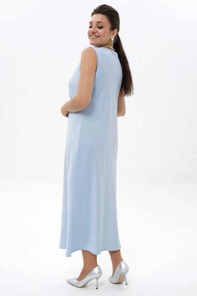 Блуза, платье Alani Collection 2429 голубой - фото 4