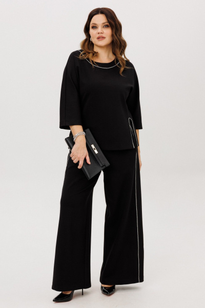 Блуза, брюки ANIDEN 6117-1 черный - фото 14