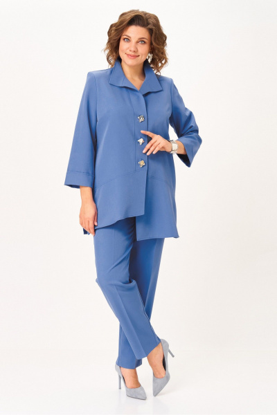 Брюки, туника Vilena 1110 джинс - фото 12