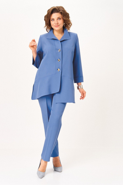 Брюки, туника Vilena 1110 джинс - фото 11