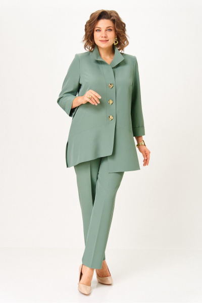 Брюки, туника Vilena 1110 полынь - фото 7