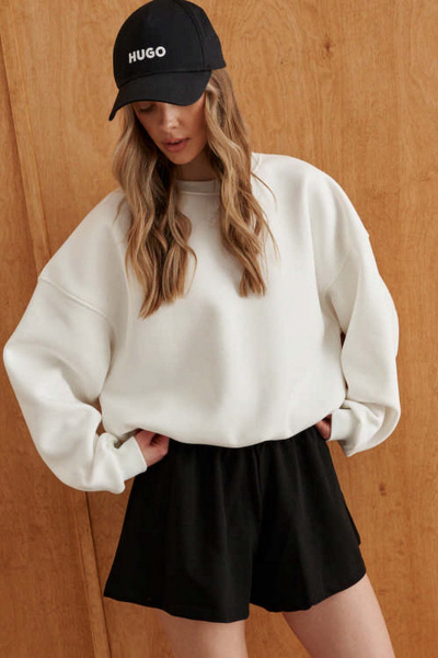 Свитшот 10DENCY 23621 молочный - фото 3