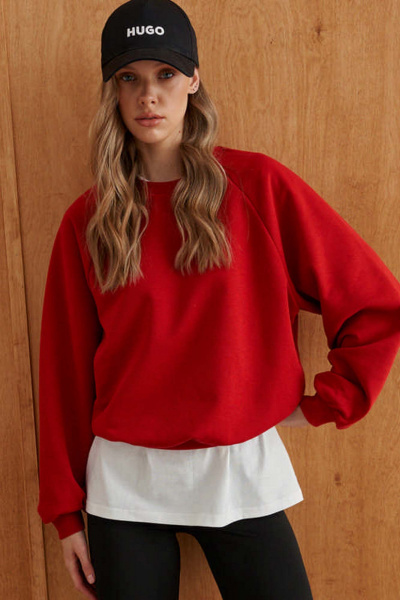 Свитшот 10DENCY 23622 красный - фото 6