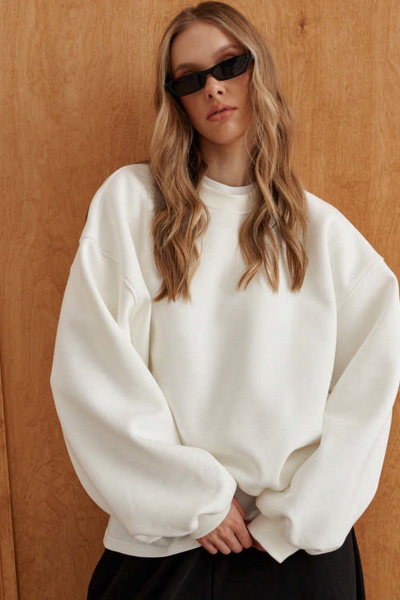 Свитшот 10DENCY 23623 молочный - фото 7