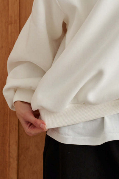 Свитшот 10DENCY 23624 молочный - фото 6