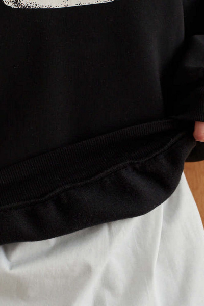 Свитшот 10DENCY 23651 черный - фото 6