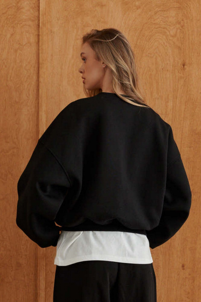 Свитшот 10DENCY 23651 черный - фото 2