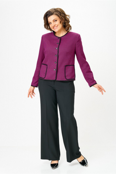 Брюки, жакет Vilena 1127 фуксия - фото 12