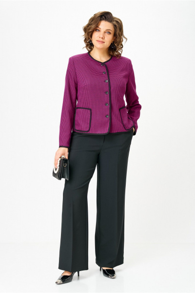 Брюки, жакет Vilena 1127 фуксия - фото 8