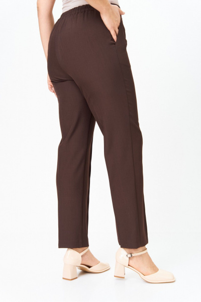 Брюки, жакет Vilena 1144 беж+шоколад - фото 16