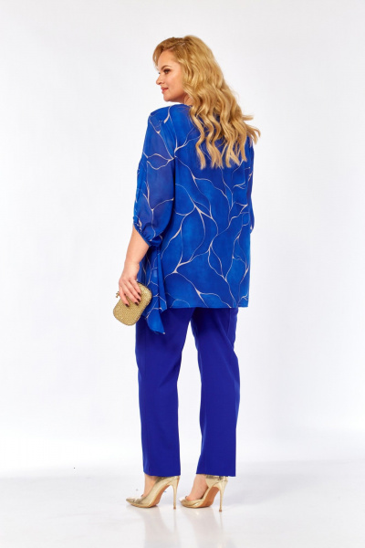 Блуза Элль-стиль 2263/15а василек - фото 15