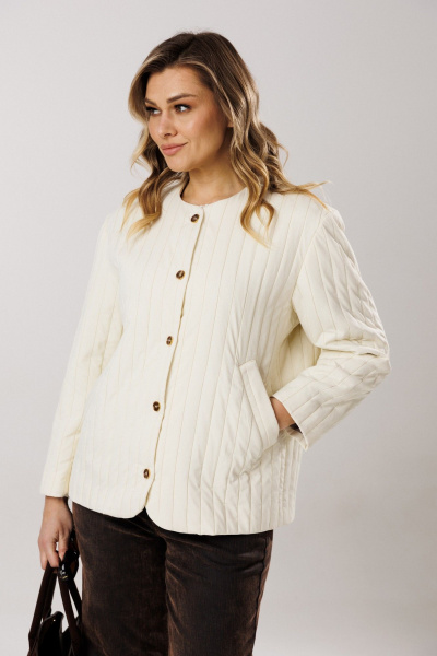 Жакет Ларс Стиль 1207 молочный - фото 4