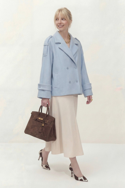 Полупальто Lokka 1838 голубой - фото 8