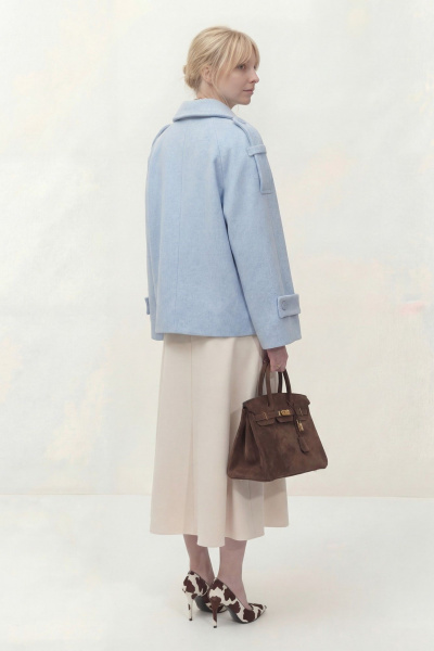 Полупальто Lokka 1838 голубой - фото 7