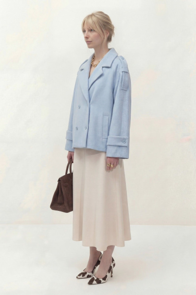 Полупальто Lokka 1838 голубой - фото 6