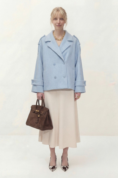 Полупальто Lokka 1838 голубой - фото 1