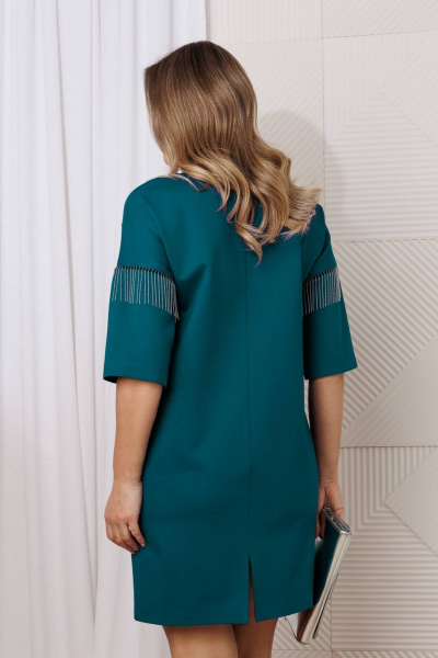 Платье Anastasia 1310.2 изумруд - фото 5