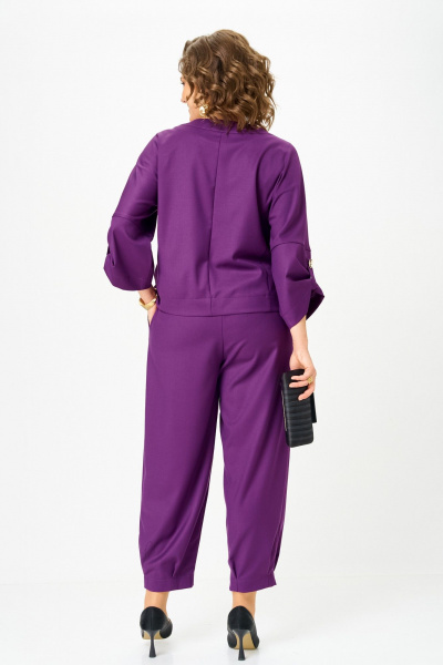 Брюки, жакет Michel chic 1436/1 пурпур - фото 7