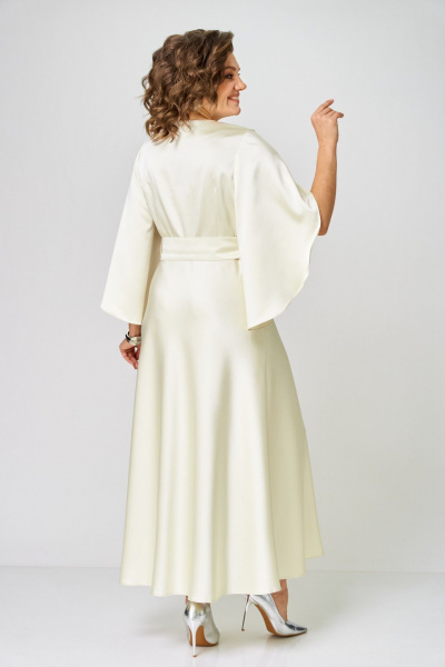 Платье ANASTASIA MAK 1309 молочный - фото 11