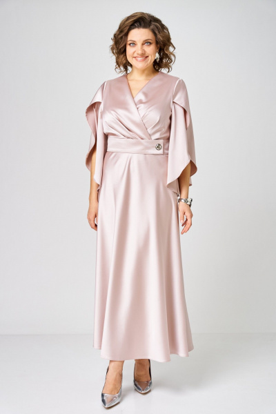 Платье ANASTASIA MAK 1309 розовый - фото 1