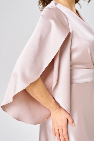 Платье ANASTASIA MAK 1309 розовый - фото 9