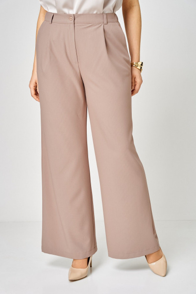 Брюки, жакет ANASTASIA MAK 1314 капучино - фото 7