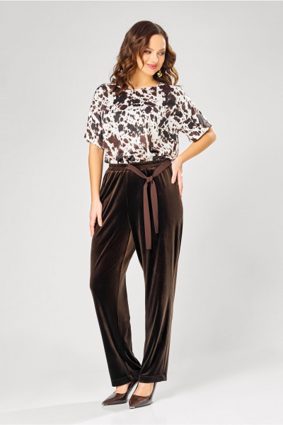 Блуза, брюки Ольга Стиль С-1002 - фото 4