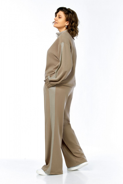 Брюки, джемпер Ольга Стиль С-1001 олива - фото 8