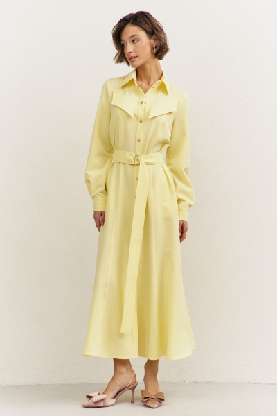 Платье RINKA 1482/1 желтый - фото 6