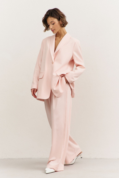 Брюки, жакет RINKA 1483 розовый - фото 9