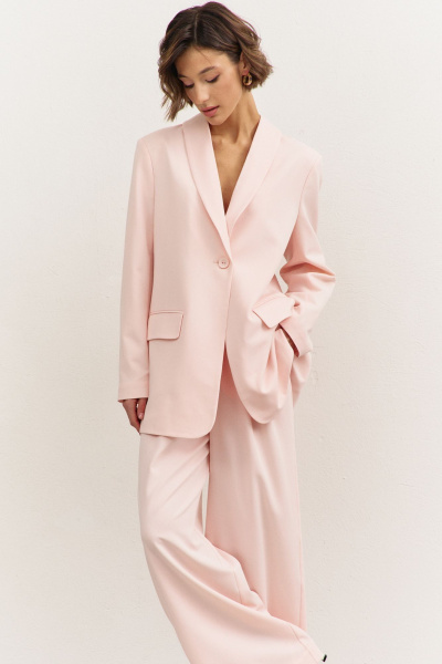 Брюки, жакет RINKA 1483 розовый - фото 5