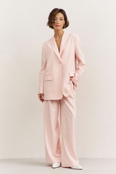 Брюки, жакет RINKA 1483 розовый - фото 1