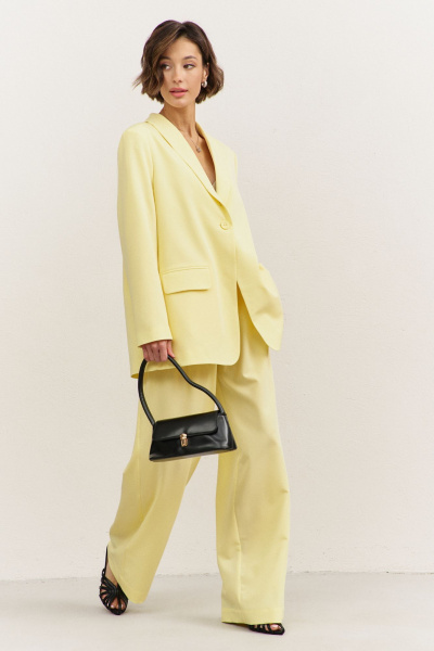 Брюки, жакет RINKA 1483/1 желтый - фото 11