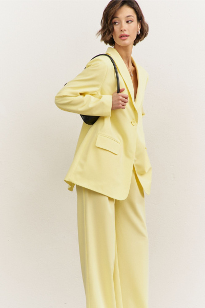 Брюки, жакет RINKA 1483/1 желтый - фото 9