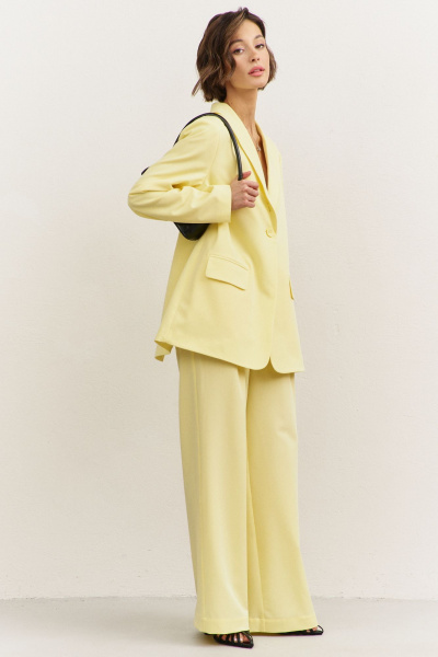 Брюки, жакет RINKA 1483/1 желтый - фото 8