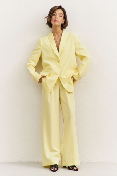 Брюки, жакет RINKA 1483/1 желтый - фото 2