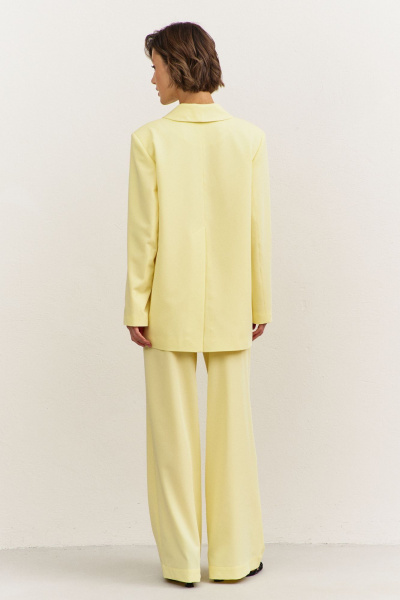 Брюки, жакет RINKA 1483/1 желтый - фото 7