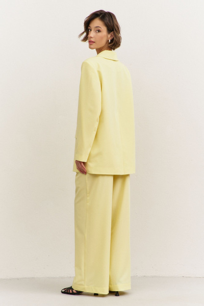 Брюки, жакет RINKA 1483/1 желтый - фото 3