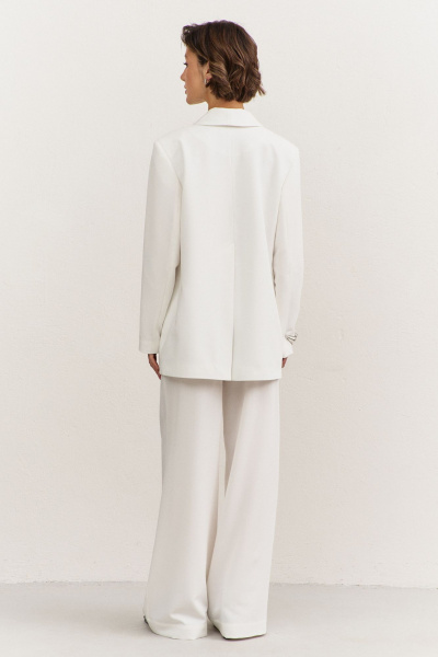 Брюки, жакет RINKA 1483/2 белый - фото 8