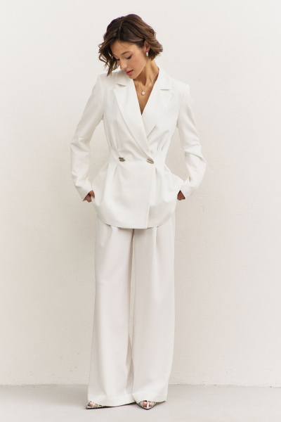 Брюки, жакет RINKA 1488/2 белый - фото 16