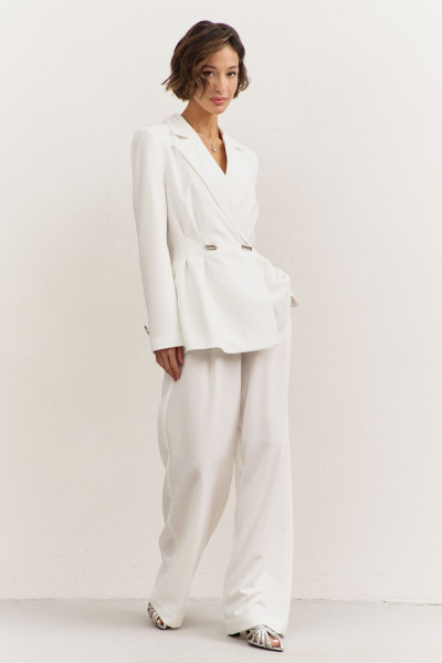 Брюки, жакет RINKA 1488/2 белый - фото 14