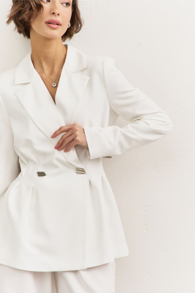 Брюки, жакет RINKA 1488/2 белый - фото 13